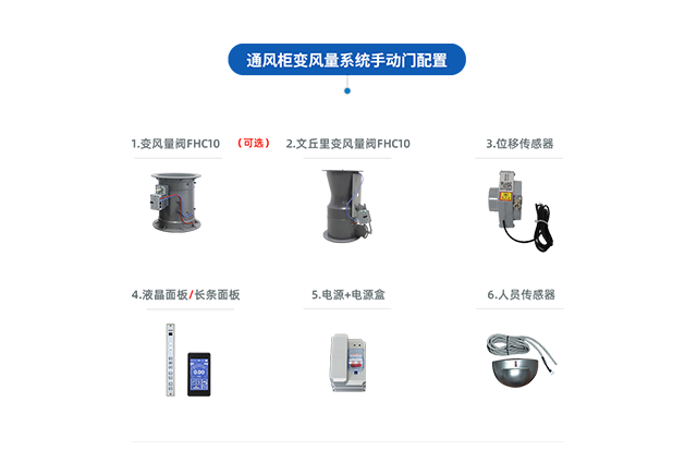 通風(fēng)柜VAV變風(fēng)量系統(tǒng)（手動門）